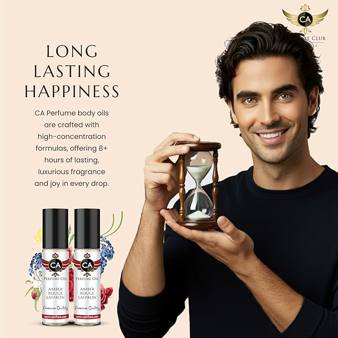 CA Perfume Impression of Mr. Savage For Men Replica Fragrance Body Oil Dupes Alcohol-Free Roll-On 0.3 Fl Oz/10ml-BrightBean Baby