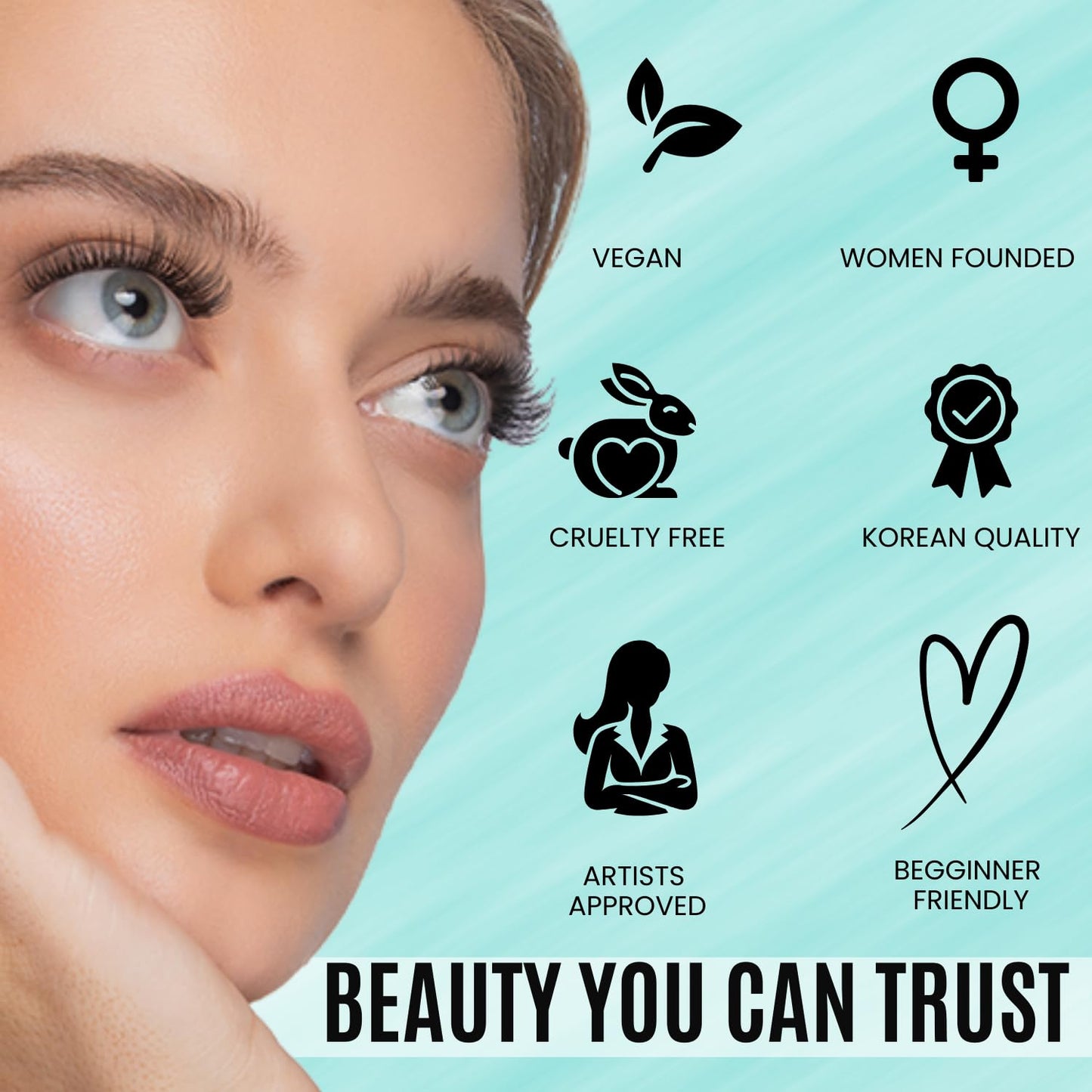 Gazelle Lash Shampoo with Brush – Gentle, Oil-Free Foaming Eyelash Extension Cleanser & DIY Lashes – Lash Cleaning Kit Removes Makeup, Dirt & Oil – No Irritation, No Burning – Salon & Home Use-BrightBean Baby