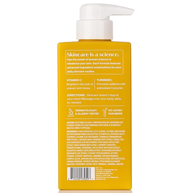 Medix 5.5 Anti Aging Skin Care 3PC Set | Vitamin C Body Cream + Exfoliating AHA Glycolic Acid Foaming Face & Body Wash + Vitamin F Booster Serum, Wash + Treat + Hydrate Skincare Set-BrightBean Baby