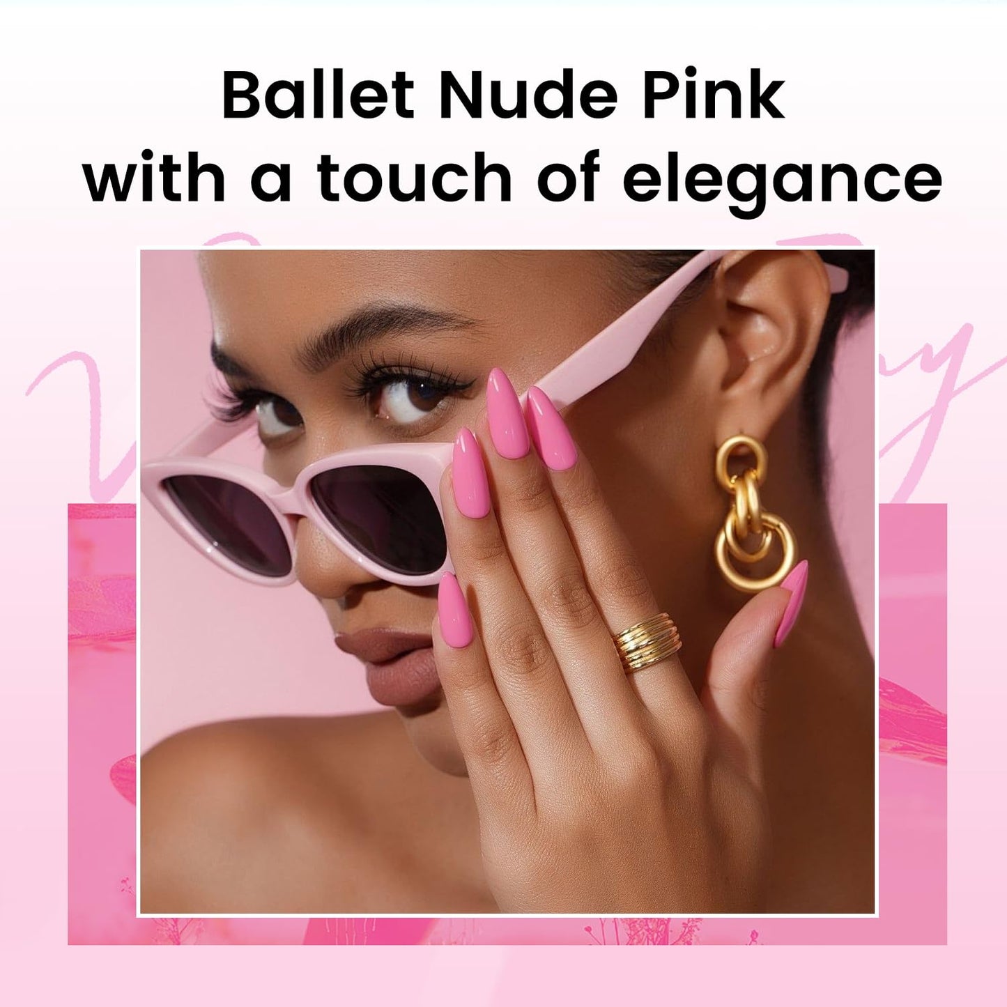 JODSONE 12 PCS Gel Nail Polish Base Coat and Top Coat Red Pink High Gloss Fashion Women Gifts-BrightBean Baby