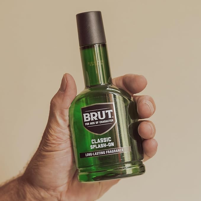 Brut Splash-On Original Fragrance - Bold, Masculine Cologne for Men - Long Lasting Mens Fragrance With Spicy Woods, Floral, and Citrus Notes - 7 oz-BrightBean Baby