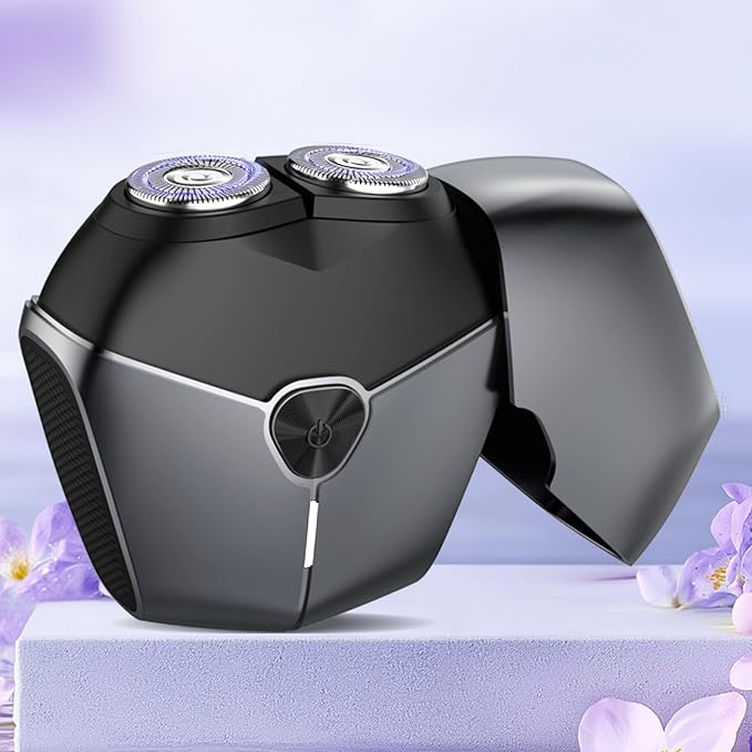 Electric Shavers for Women, Womens Electric Leg Shaver Cordless Painless Facial Hair Removal for Arms and Underarms Bikini Trimmer,Portable and Safe Wet and Dry Use Women Shaver (Iron Black)-BrightBean Baby