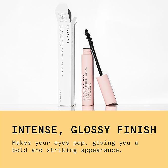 Wrap Star Tubing Mascara For Lenghtening & Curling & A Smudge-Proof & Flake-Proof Finish (Classic Black)-BrightBean Baby