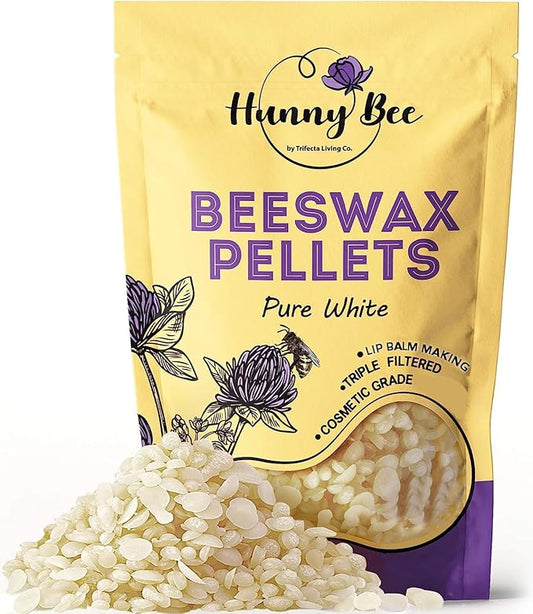 Trifecta Living Co.'s Beeswax Pellets - 100% Pure Bees Wax Perfect for DIY Candles, Skincare, and More! Discover The Creative Possibilities with Our Versatile, Pure Beeswax Pellets!-BrightBean Baby