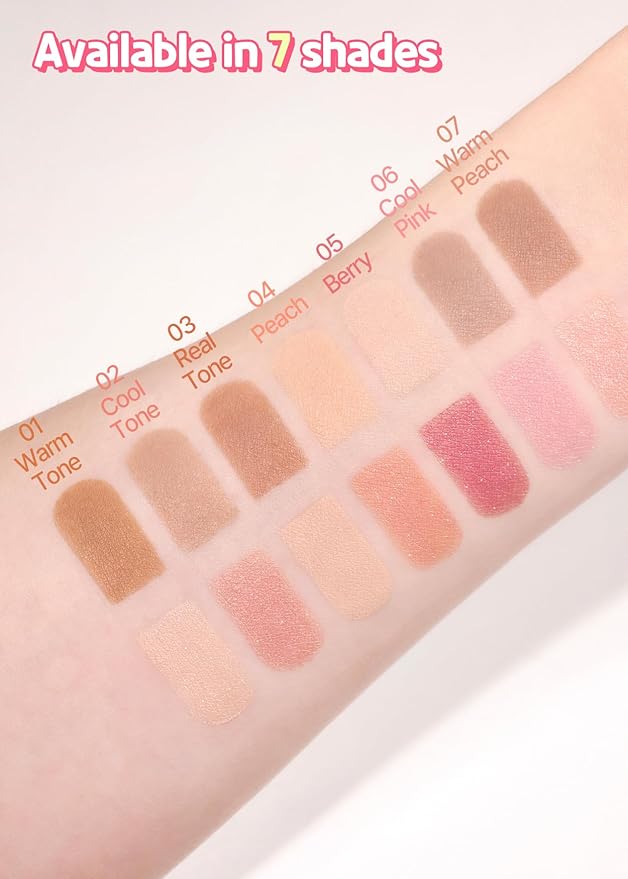 COLORGRAM Under Eye Highlighter Stick - 04 Peach | Silky-Smooth Long-Lasting Highlighter & Contouring Stick for Smudge-Proof, Shining Daily Makeup | K-Beauty Face Highlighters & Luminizers-BrightBean Baby