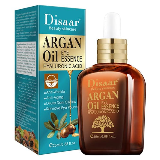 Argan Oil Eye Essence Hyaluronic Acid Anti-Wrinkle Anti-Aging Remove Eyes Pouch 25ml/0.88fl.oz-BrightBean Baby