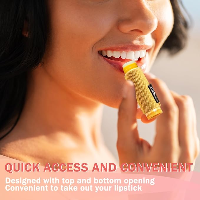 WK IEASON Lip Balm Holder Keychain Bulk Chapstick Holder Key chain-BrightBean Baby