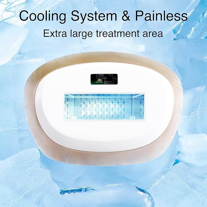 810nm Diode Laser Hair Removal for Women and Men, The FDA-Cleared Home-Use Device, Permanent Reduction in Hair Regrowth, V4S for Skin Tone 1-5, Wide-Angle 15 Mins Hair Removal for Face, Body-BrightBean Baby