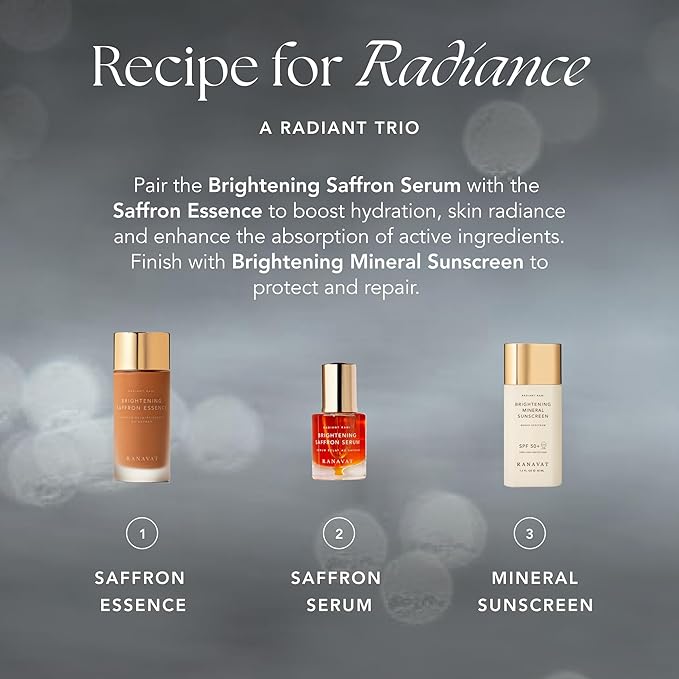 Brightening Saffron Serum - Discoloration Correcting Face Serum, Dark Spot Corrector, Vitamin C Alternative & Hyperpigmentation Treatment - Leaves Skin with a Healthy Glow (1 oz)-BrightBean Baby