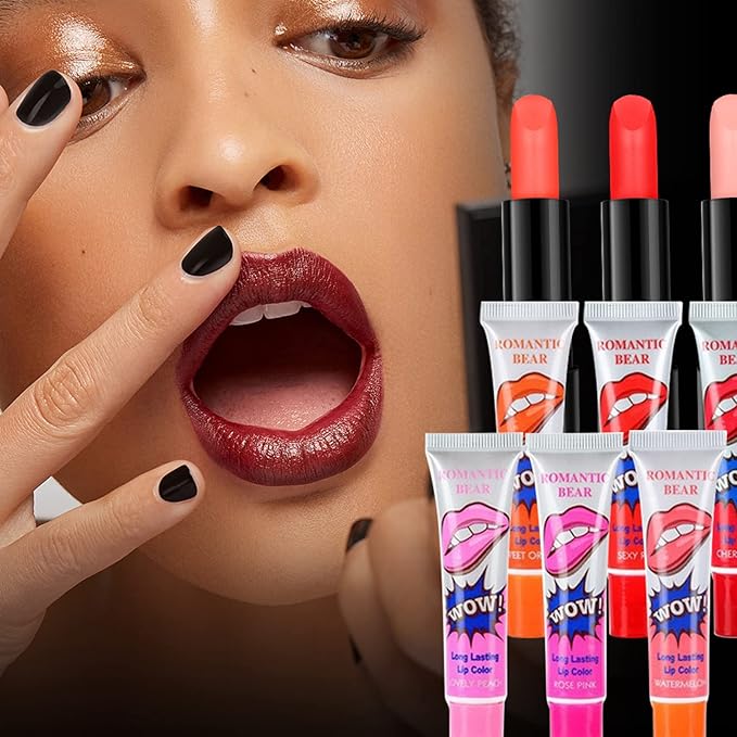 All in One Makeup Set Holiday Box, Essential Starter Bundle Include Eyeshadow Concealer Lipstick Lip Gloss Eyeliner Eyebrow Pencil Lip Balm Face Powder, Full Makeup Kit for Women Girls-BrightBean Baby