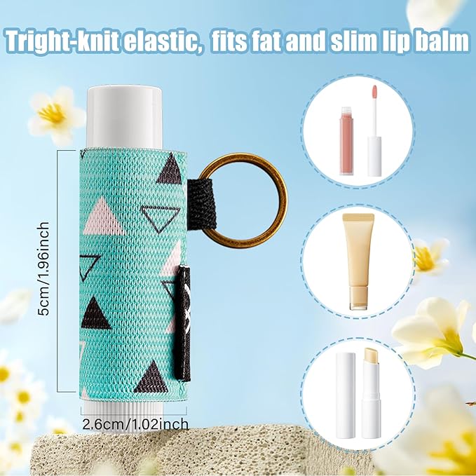 WK IEASON Lip Balm Holder Keychain Bulk Chapstick Holder Key chain-BrightBean Baby