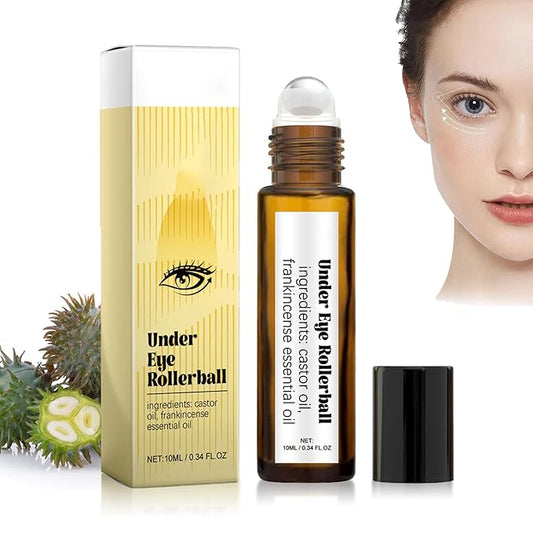 Time Eraser Rollerball Castor Oil and Frankincense, Time Eraser Rollerball, Castor Oil and Frankincense Eye Roller for Reducing Dark Circles and Bags Under Eyes-BrightBean Baby