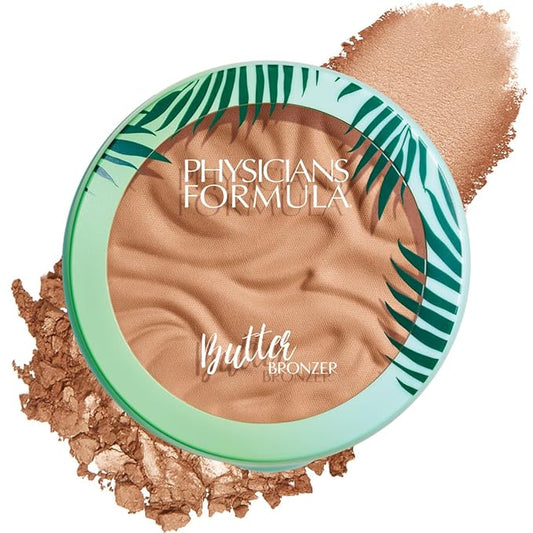 Physicians Formula Murumuru Butter Bronzer, Moisturizing, Nourishing Murumuru Butter for Silky Glow, Dermatologist Tested, Hypoallergenic, Vegan & Cruelty-Free - Sunkissed Bronzer-BrightBean Baby