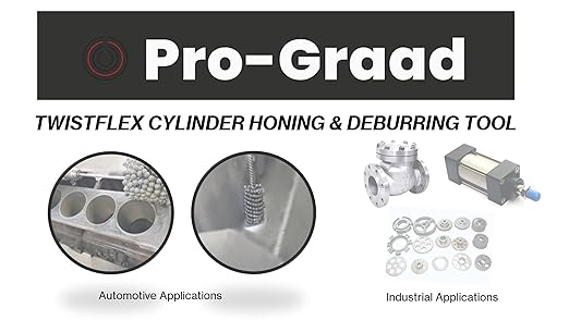 TwistFlex 3-3/4” 95mm 320 Grit Silicon Carbide Cylinder Hone 90-95mm, Bores 3.54”-3.75”, KTM525 2003-05, DR-Z 400SM 2005-09, TRX 450S/ES 4X4 Foreman 98-2004, YFZ450 2004-09, Sportsman 500 4X4 1996-05
