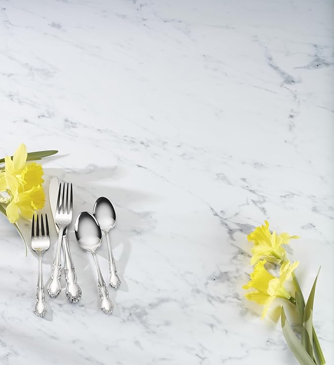 Oneida 2766004G Dover Fine Flatware Dinner Forks, Set Of 4