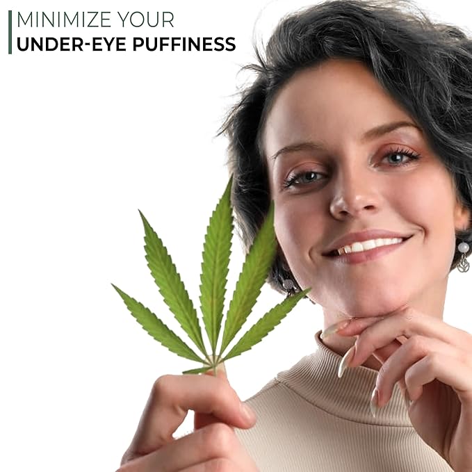 Rejuvenating Hemp Eye Cream with Hemp Oil, Hyaluronic Acid, Rosehip Oil, and Vitamins. Formulated to Treat the Sensitive Skin around the Eyes.-BrightBean Baby