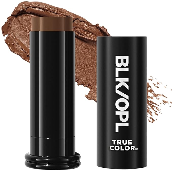 BLK/OPL Skin Perfecting Foundation Stick, SPF 15 Buildable & Blendable Face Foundation Makeup with Matte Finish - Full Coverage, Color Correcting & Sculpting - Hypoallergenic (Black Walnut)-BrightBean Baby
