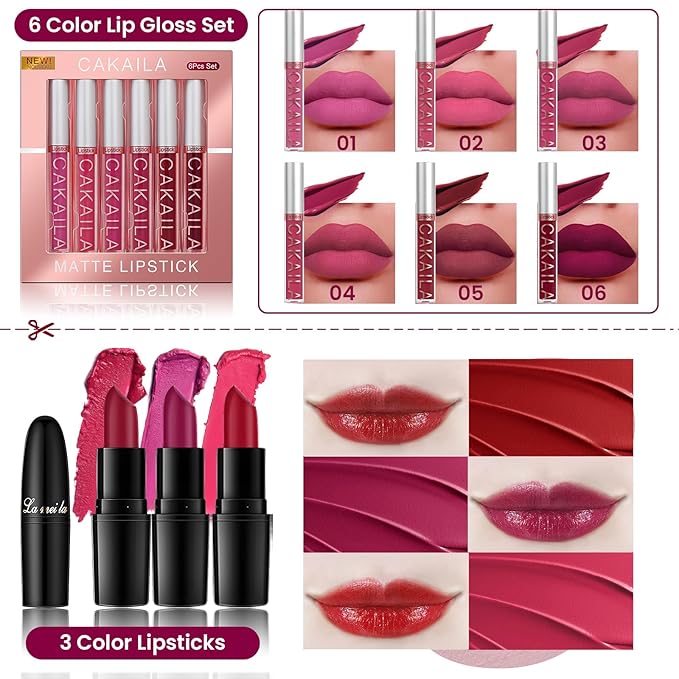 Makeup Kit for Women, Travel Makeup Kit, Makeup Full Kit for Beginners Teens Girls, Makeup Bundle Include 3 Matte & Shimmer Eyeshadow Palettes, Blush Palette, Lip Gloss Set, Concealer-BrightBean Baby