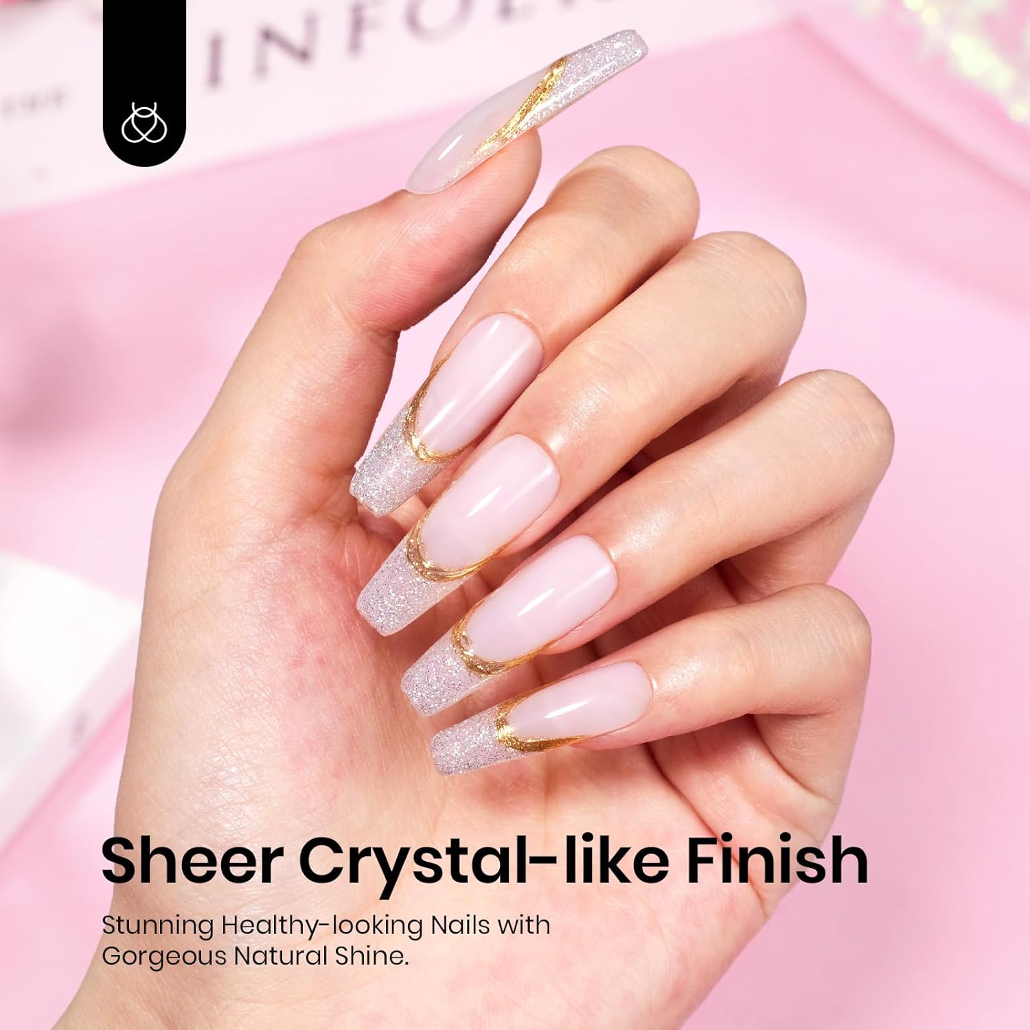 Beetles Nude Gel Nail Polish - 15ml Nude Purple Jelly Gel Polish Neutral Nail Polish Nail Concealer Sheer Translucent Effect Soak Off UV French Nail Art Manicure Salon DIY Gifts for Women-BrightBean Baby