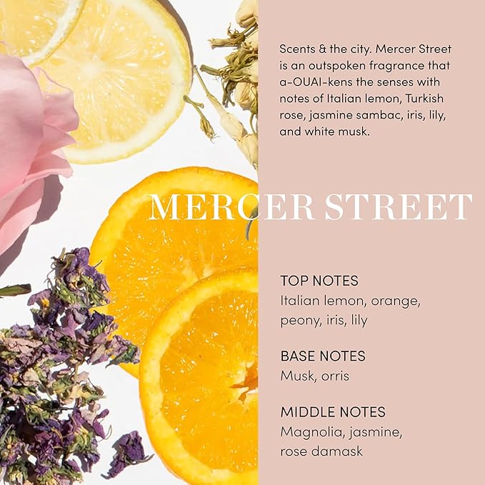 OUAI Medium Hair Shampoo & Conditioner Set, Travel Size - Hydrating Shampoo & Conditioner - With Coconut Oil, Babassu, Kumquat Extract & Keratin - Sulfate, Paraben & Phthalate Free (3 Oz)-BrightBean Baby