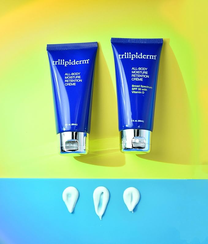 Trilipiderm Travel Size Moisturizer Sunscreen 3oz – The Stowaways Overnight, Travel Size, Getaway – Hydration for Body and Face 1 x SPF 30 Sunblock and 1 x All-Body Moisturizer-BrightBean Baby