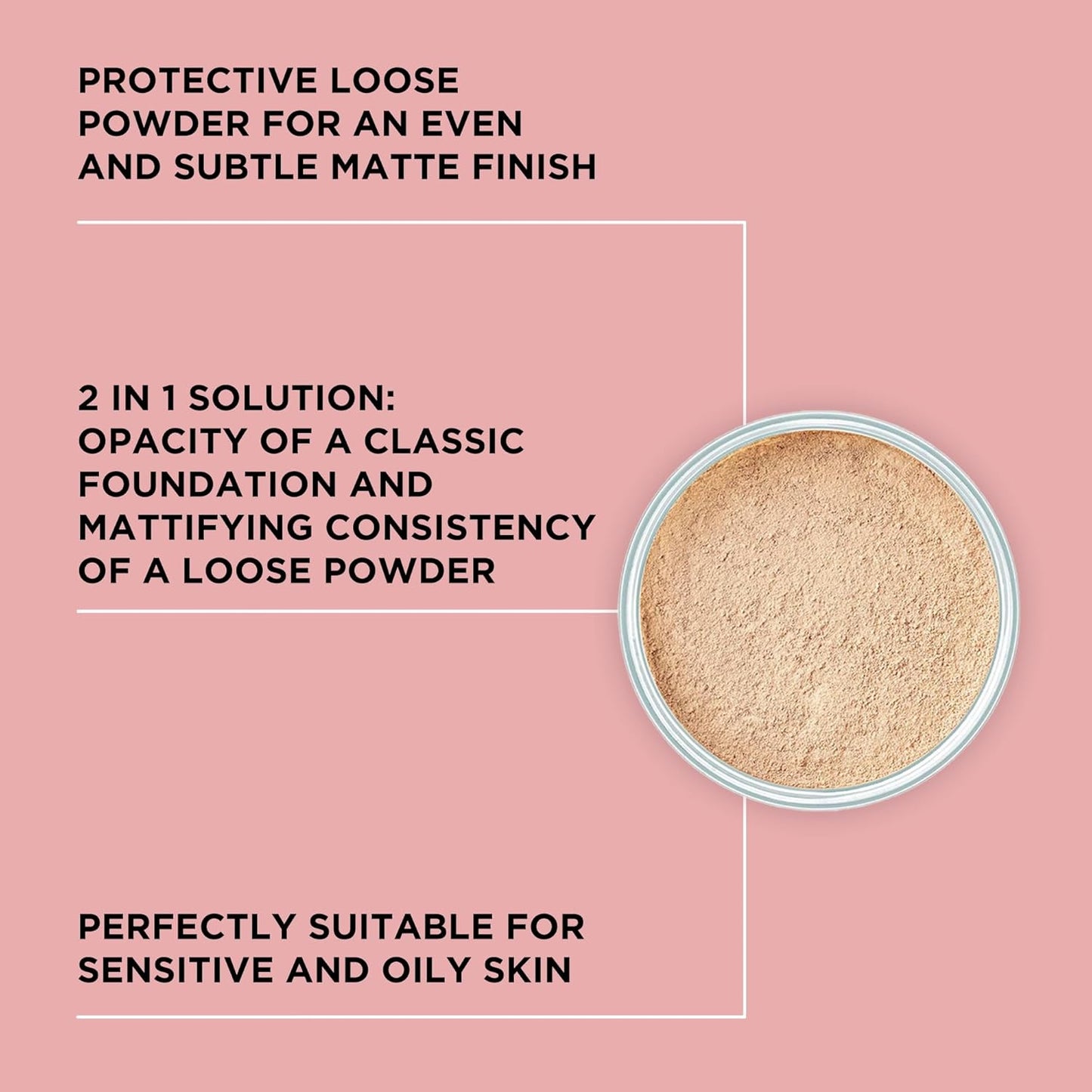 ARTDECO Mineral Powder Foundation - light beige – loose setting powder for a smooth & matte finish - medium coverage - perfect for sensitive & oily skin - makeup with zinc & magnesium - vegan-0.53 Oz-BrightBean Baby