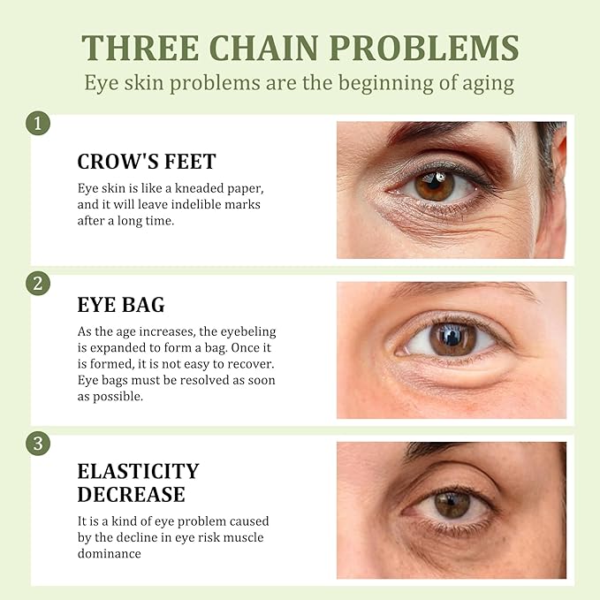 Retinol Eye Cream Brightening Eye Stick Anti-aging Eye Cream for Dark Circles and Puffiness Dark Circles Under Eye Treatment Under Eye Cream Puffy Eyes Treatment Firm Eye Bags Treatment for Men Women-BrightBean Baby