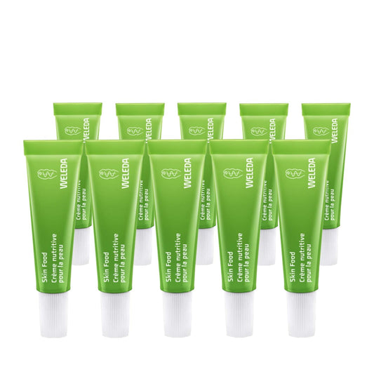 Weleda Skin Food Original Ultra-Rich Body Cream, .34 Fluid Ounce (Pack of 10), Travel Size, Plant Rich Moisturizer with Pansy, Chamomile and Calendula, TSA Compliant-BrightBean Baby