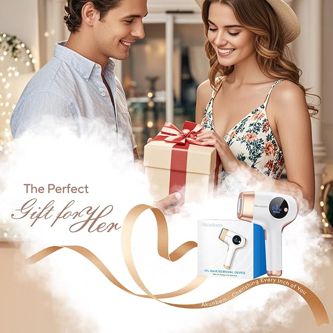 Laser Hair Removal, IPL Hair Removal for Women and Men, Hair Removal Device for Bikini Legs Armpits Arms At Home, 999,900+ Flashes Painless Effective & Long-Lasting-BrightBean Baby