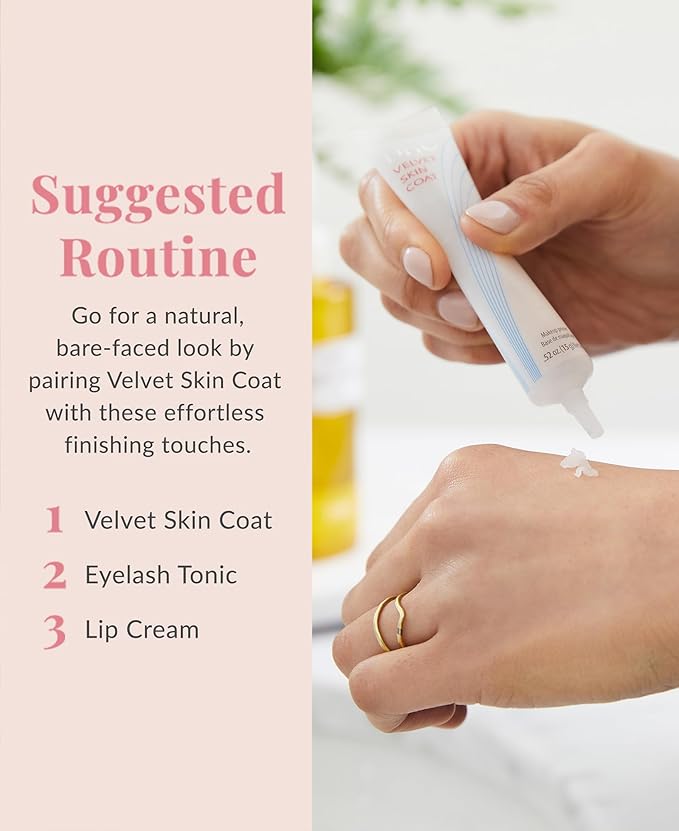 DHC Velvet Skin Coat, Mattifying Makeup Primer, Powder-Gel Formula, Minimizes look of pores, fine lines, and Imperfections, All skin types, Fragrance and Colorant Free, 0.52 oz. Net wt-BrightBean Baby