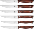 imarku Steak Knives Set of 6, Japanese HC Steel Premium Serrated Steak Knife Set with Ergonomic Handle and Gift Box, Home Essential, Best Chrismas Gifts for Women and Men