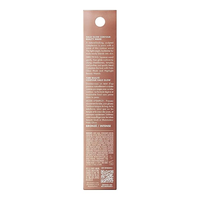 e.l.f. Halo Glow Contour Beauty Wand, Liquid Contour Wand For A Naturally Sculpted Look, Buildable Formula, Vegan & Cruelty-free, Tan/Deep-BrightBean Baby