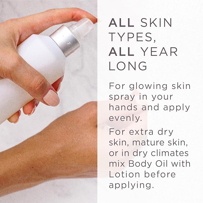 Zents Luminous Cashmere Body Oil (Petal Fragrance) | Moisturizing Body Oil with Vitamin E & Organic Coconut Oil | Softens & Smooths Skin | 8 fl oz-BrightBean Baby