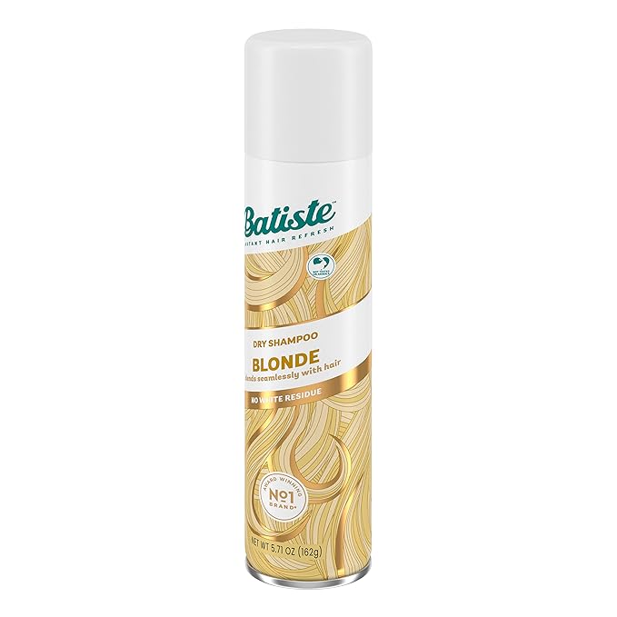 Batiste Dry Shampoo for Blonde Hair, Refresh Hair and Absorb Oil Between Washes, Waterless Shampoo for Added Hair Texture and Body, 5.71 oz-BrightBean Baby