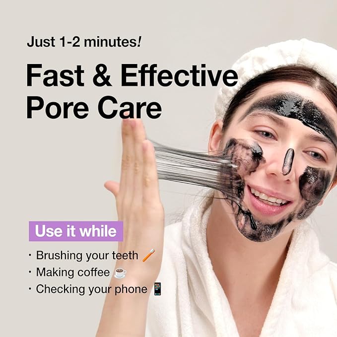 coxir TXA MUCIN ALL-IN-1 PORE MASK –Gelato Texture Wash-Off treatment | Ampoule Mask-to-Foam | Charcoal+ Snail+TXA | Blackhead Remover |Daily Pore Detox for Oily & Sensitive Skin|4.05fl.oz-BrightBean Baby