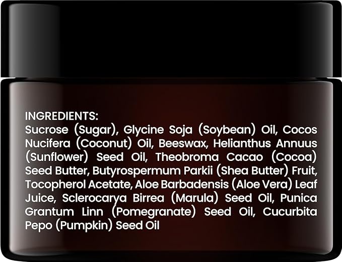 Brooklyn Botany Lip Scrub Exfoliator 1 oz – Lip Moisturizer for Dry Lips and Chapped Lips – Gentle Lip Exfoliator for Smooth and Brighter Lips – Coconut Flavor-BrightBean Baby