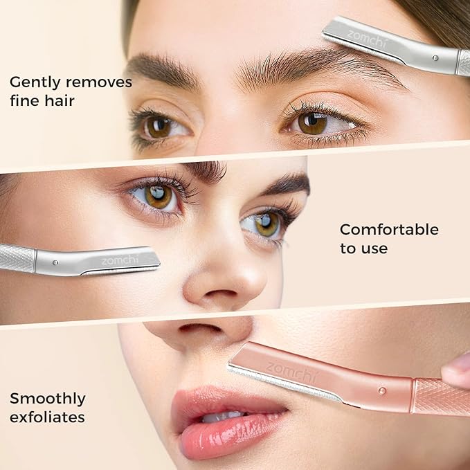 ZOMCHI Precision Eyebrow Razor Blades - Set of 10 Replacement Blades-BrightBean Baby