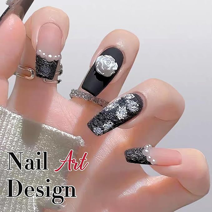 Double Rhythm 3D Nail Gel Solid Sculpting Gel for Nail Art Non-Sticky Hard Gel for Building Carving Molding Nail Extension Soak Off UV/LED Salon Home DIY 0.5 Oz (Gypsum Black)-BrightBean Baby