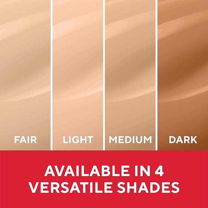 Mirabella Defense CC Creme Full Coverage Foundation with SPF 20, CC Cream Foundation with Sunscreen & Hyaluronic Acid, Oil Control with Salicylic Acid - Fair-BrightBean Baby