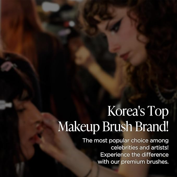 Piccasso FB33 Foundation Brush – Tapping Cover Brush for Liquid & Cream Foundation, Fills Pores with Soft Bristles for Smooth and Flawless Face Makeup, Professional Korean Beauty Tool-BrightBean Baby