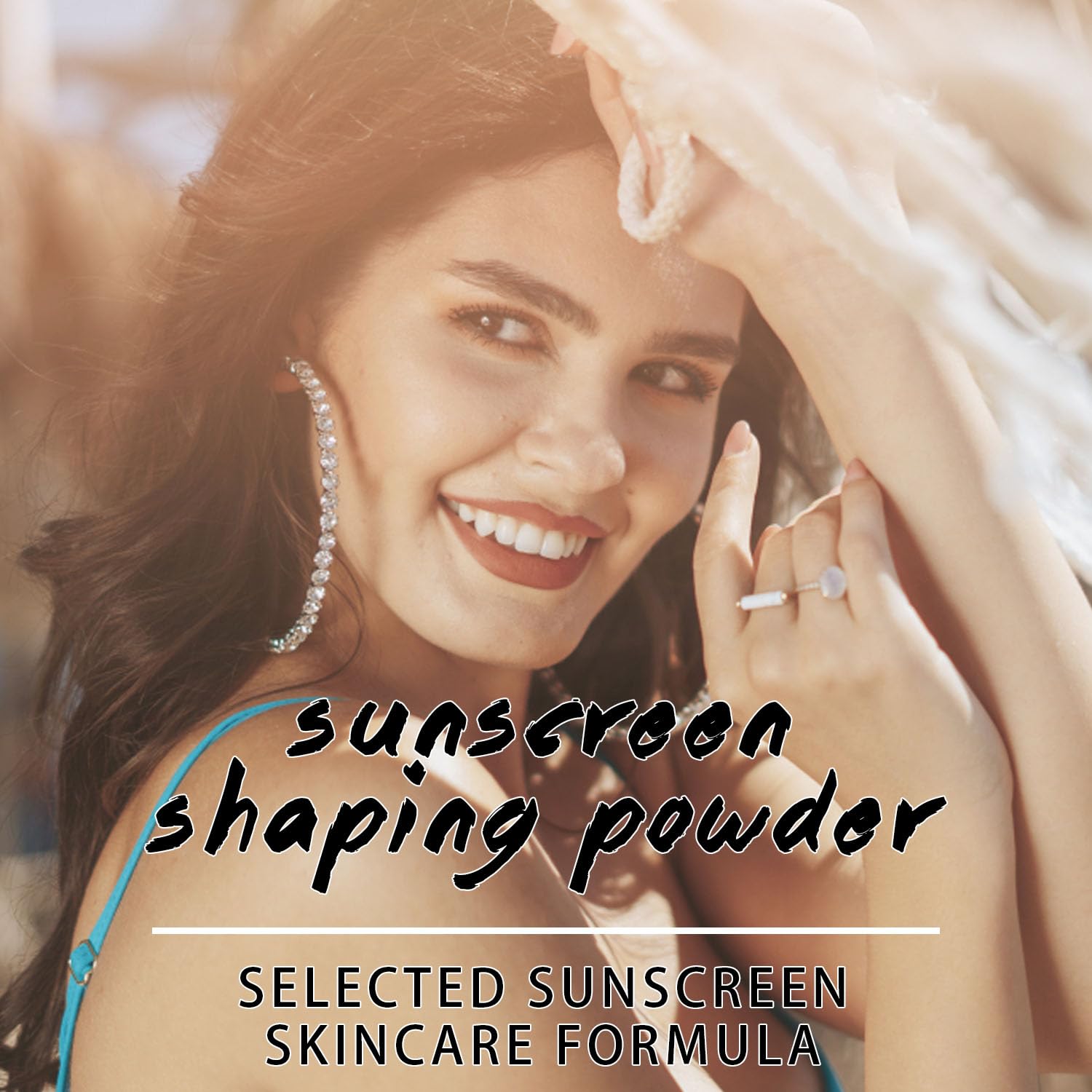 Sunscreen Setting Powder SPF 35, Mineral Brush Powder for Face & Scalp, Oil Control Natural Matte Finish Loose Powder Translucent Lasting Lightweight Breathable for All Skin (03# White)-BrightBean Baby