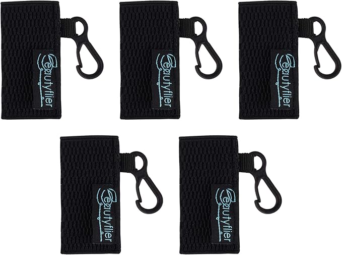 Beautyflier Cute Elastic Lip Balm Holder Keychain, Lipstick Sleeve Chapstick Sleeve Holder for Burts Bees Chapstick-BrightBean Baby