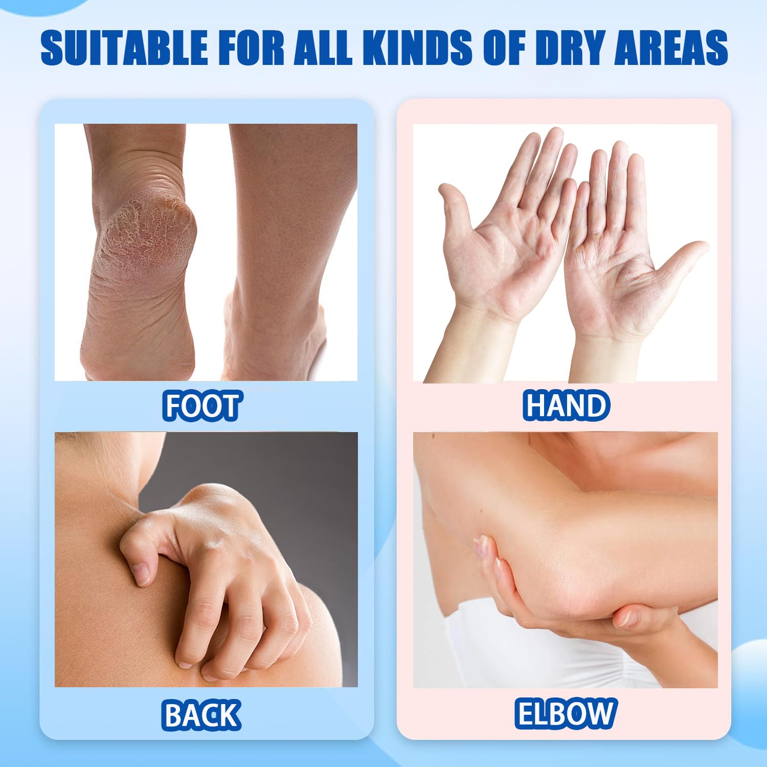 Crack Feet Prevention Stick,2pcs Anti Crack Foot Cream For Dry Heels,Moisturizing Foot Balm Stick for Women Men Dry Heels(Pink+Blue)-BrightBean Baby