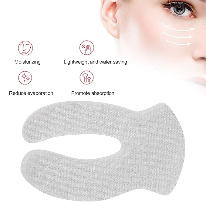 Sonew DIY Beauty Salon Eye Mask, 800pcs, Ultra-Thin, Plant Fibers, Moisturizing, Unisex, Pads, Sheet-BrightBean Baby