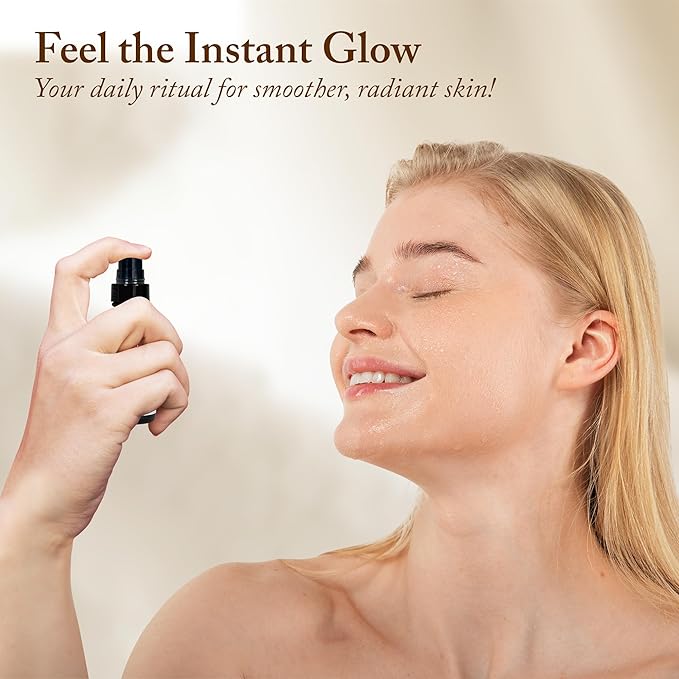 4 Oz Face Lift Mist - Hydrating Face Moisturizer with Green Tea & Niacinamide - Natural Skin Care Spray with Antioxidants, Amino Acids & Aloe for Brighter, Softer Complexion-BrightBean Baby