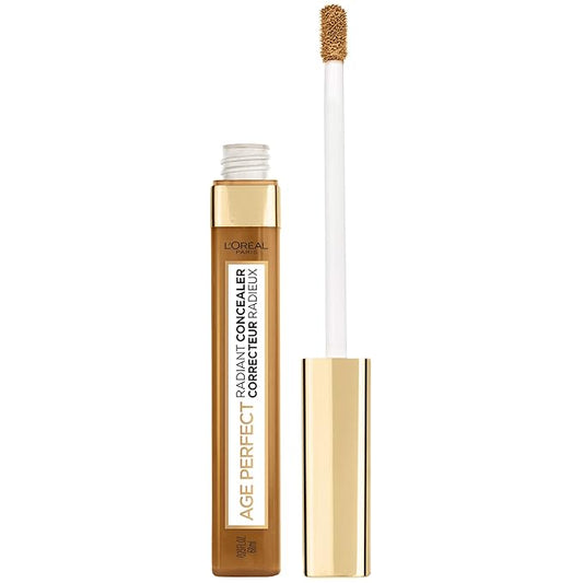 L’Oréal Paris Age Perfect Radiant Concealer with Hydrating Serum and Glycerin, Sienna-BrightBean Baby