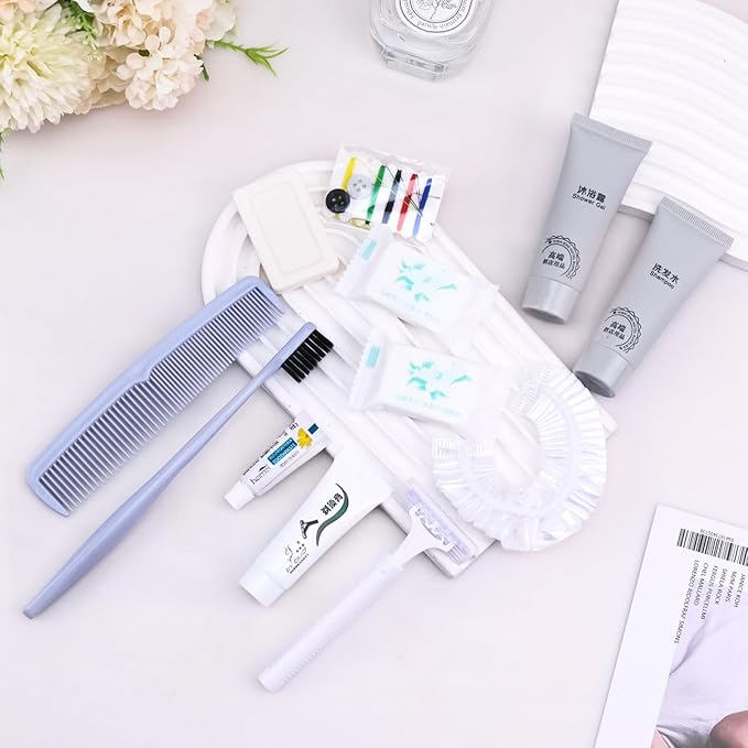 Hygiene Kit, Hygiene Kit Bulk, The Travel Hygiene Kit Is Fully Equipped, Individually Packed, Easy To Carry, Convenience Kits Suitable For Hotel, Home, Camping, Travel (PACK-25)-BrightBean Baby