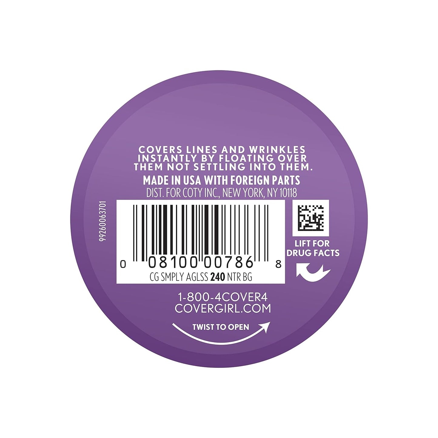 COVERGIRL & Olay Simply Ageless Instant Wrinkle-Defying Foundation, Natural Beige 0.4 Fl Oz (Pack of 1)-BrightBean Baby