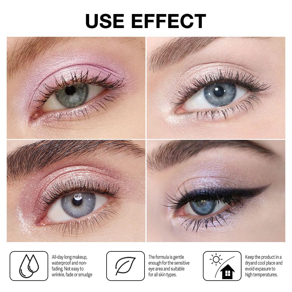 Eyeshadow Makeup Palette with Brush,Nude Pink Natural Neutral Powde Eye Shadow Palette for Older Women,Long Lasting Naturing-Looking,Lightweight,Waterproof,Eye Makeup Kit Travel Size,Vegan-BrightBean Baby