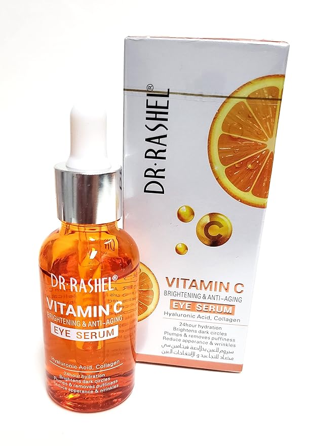 Vitamin C Eye Anti - Aging Serum Essence | Hyaluronic Acid and Collagen, Reduce Wrinkles, Remove Dark circles & Puffiness, Size (1.01 oz)-BrightBean Baby